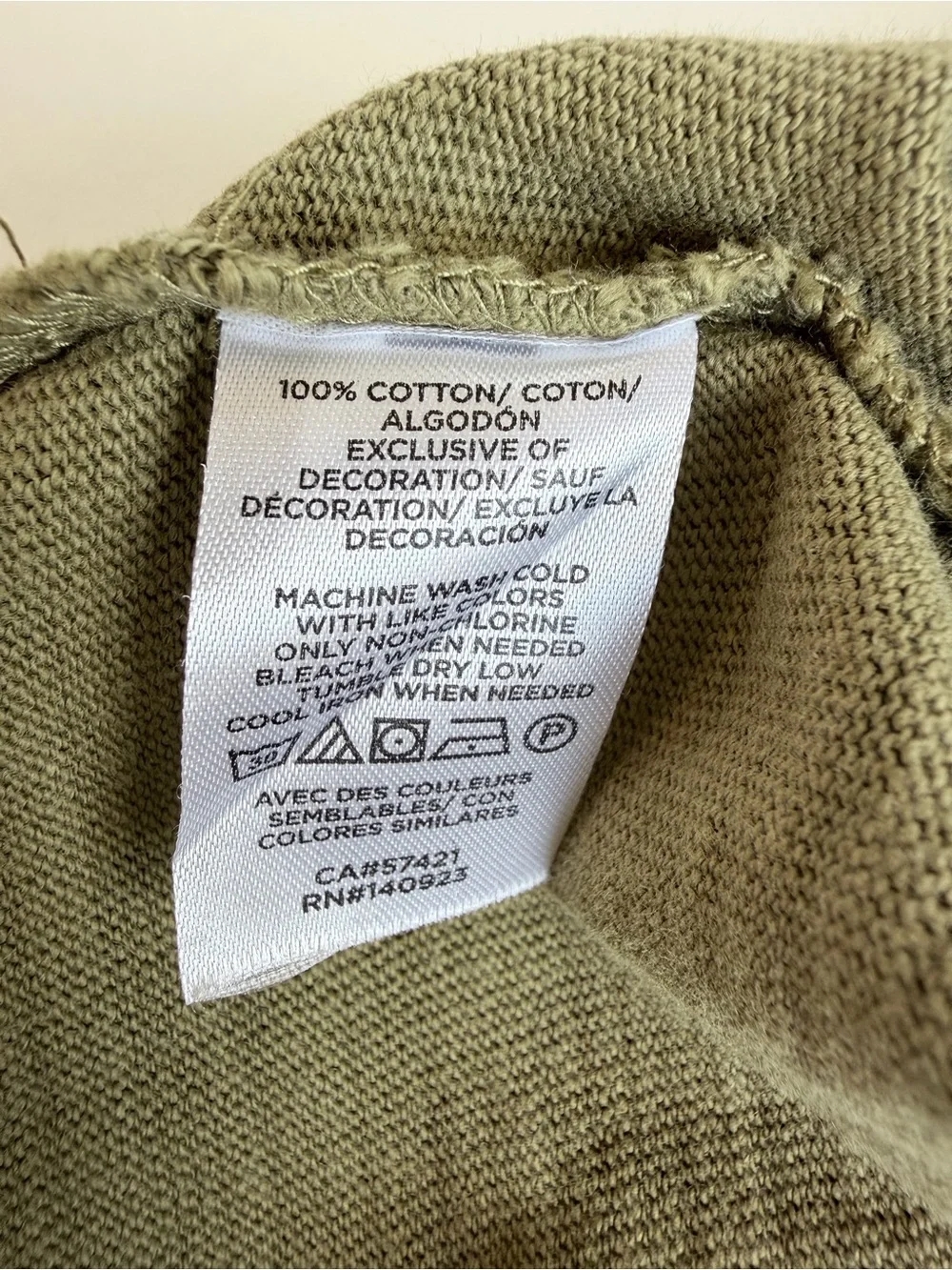 LOFT Olive Green Eyelet Puff Sleeve Cotton Blouse XL Cottagecore